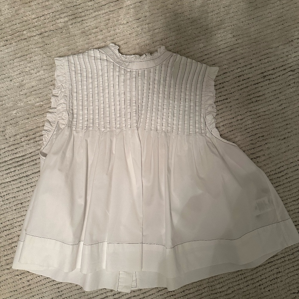 White Ganni Tank Top